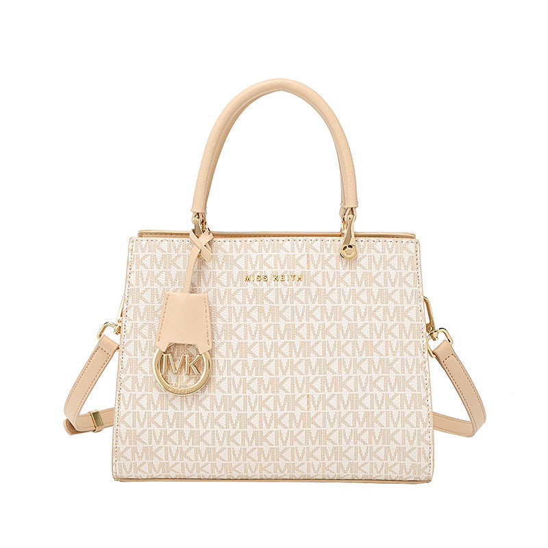 Women's Premium Lightweight Tote Bag - Large Capacity PVC Shoulder Bag with Multiple Compartments