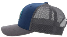 Load image into Gallery viewer, HOOey Roughy Strap (Blue/Grey) - Trucker Cap