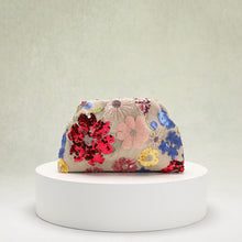 Load image into Gallery viewer, Womens Bag With Intricate Craftsmanship Featuring A Wave And Ink-wash Painting Style