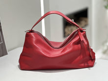 Load image into Gallery viewer, Genuine Leather Crossbody Tote Bag