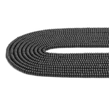 Load image into Gallery viewer, 2x4mm Rondelle Smooth Black Obsidian Beads, Sku#U1961