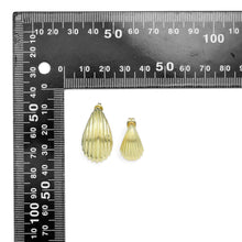 Load image into Gallery viewer, Silver Gold Shell Drop Earrings, Sku#A266