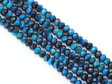 Load image into Gallery viewer, Natural Quality Blue Tiger Eye Rondelle Faceted, Sku#UA295