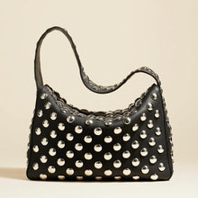 Load image into Gallery viewer, Edgy Rivet Underarm Shoulder Bag - Premium PU Leather Streetwear Handbag
