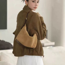 Load image into Gallery viewer, Retro Matte Textured Tote Bag – Versatile High-End Crossbody for Women