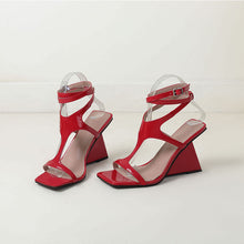 Load image into Gallery viewer, Women's Bow-Tie Slingback Flat Shoes - Round Toe Low Heel Summer Casual Shoes