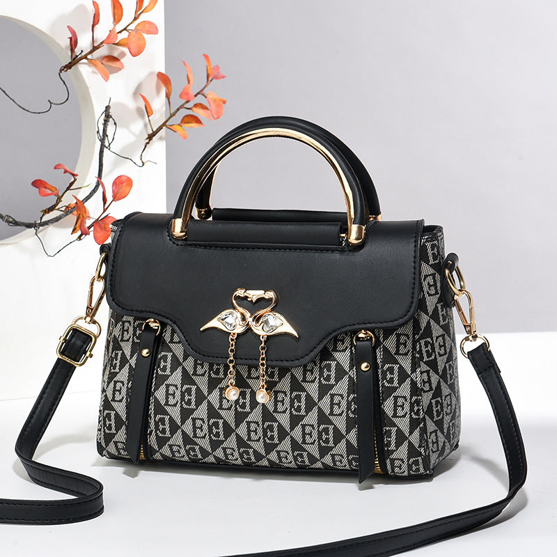 Women's Versatile Tote Shoulder Crossbody Bag - PU Leather Multi-Compartment Handbag