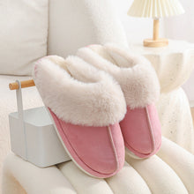 Load image into Gallery viewer, Plush Fur Slippers - Warm Non-Slip Indoor House Shoes