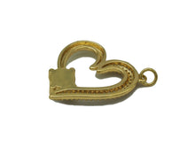Load image into Gallery viewer, CZ MOP Evil Eye On Heart Charm, Sku#L668