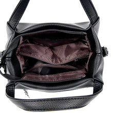 Load image into Gallery viewer, Women's High-Capacity Lychee Texture Tote Bag – Composite Cowhide Shoulder Bag