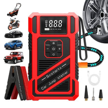 Load image into Gallery viewer, 3000A 21V Car Jump Starter &amp; 150PSI Tire Inflator 2-in-1 Portable Compressor