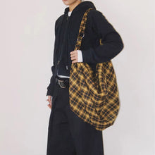 Load image into Gallery viewer, Womens Plaid Multi-Wear Large-Capacity ShoulderCrossbody Bag