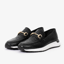 Load image into Gallery viewer, The Padova Black Leather Men Sneaker