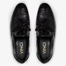 Load image into Gallery viewer, The Istanbul Black Leather Tassel Loafer Men Shoe
