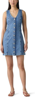 Levi's women's sleeveless button-front dress