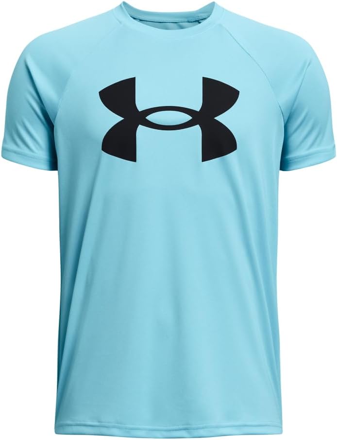 Under Armour Boys' Tech Hybrid Printed Fill Short-Sleeve T-Shirt
