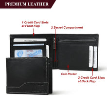 Load image into Gallery viewer, Judson Bi-fold Wallet - Black