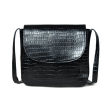 Load image into Gallery viewer, Diva Black Croco Sling Bag