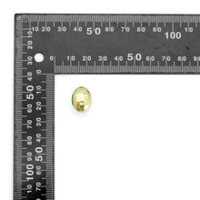 Load image into Gallery viewer, Gold Oval Dome Stud Earrings, Sku#LK1137