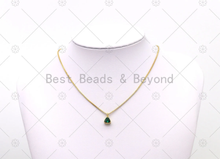 Load image into Gallery viewer, Big CZ Triangle Shape Pendant,Sku#LK526