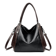 Load image into Gallery viewer, Women's Soft Leather Tote Bag - Urban Minimalist Shoulder Bag with Multiple Compartments