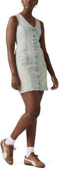 Levi's women's sleeveless denim vest dress