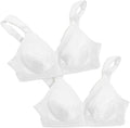Playtex Women's Wireless Bra, 18 Hour Plus-Size Bras Available, Full Coverage, Smoothing, 4693, Single or 2-Pack