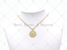 Load image into Gallery viewer, CZ  North Star Charm, Sku#LK566