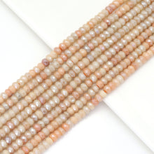 Load image into Gallery viewer, Mystic Pink Aventurine Rondelle Faceted Beads, Sku#U1789