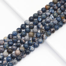 Load image into Gallery viewer, Genuine Blue Spinel, 6mm/8mm/10mm Round Smooth Beads, Sku#U1611
