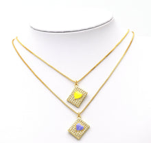 Load image into Gallery viewer, CZ Enamel Heart Charm, Sku#JL85