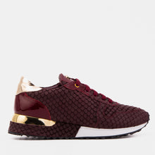 Load image into Gallery viewer, The Scarlet Burgundy Leather Women Sneaker