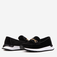 Load image into Gallery viewer, The Milan Black Leather Women Sneaker