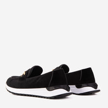 Load image into Gallery viewer, The Milan Black Leather Women Sneaker