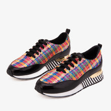 Load image into Gallery viewer, The Valencia Leather Black Women Sneaker