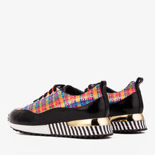 Load image into Gallery viewer, The Valencia Leather Black Women Sneaker