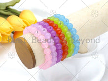 Load image into Gallery viewer, Natural Pink/Lilac/Purple/Orange/Lime/Blue Stretchy Bracelet