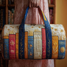 Load image into Gallery viewer, Bookwind Series Short-Distance Handheld Quilted Embroidery Travel Bag Multi-Functional