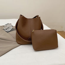 Load image into Gallery viewer, Winter Bucket Bag Set - Minimalist Crossbody Shoulder Bag for Women