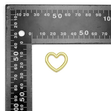 Load image into Gallery viewer, Silver Gold Frame Heart Pendant, Sku#A288