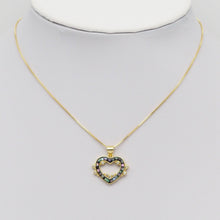 Load image into Gallery viewer, Abalone Pink White Mother of pearl Heart Charm, Sku#LX392