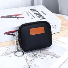Load image into Gallery viewer, Mini Genuine Leather Wallet for Women – Slim Compact Bifold Card Holder