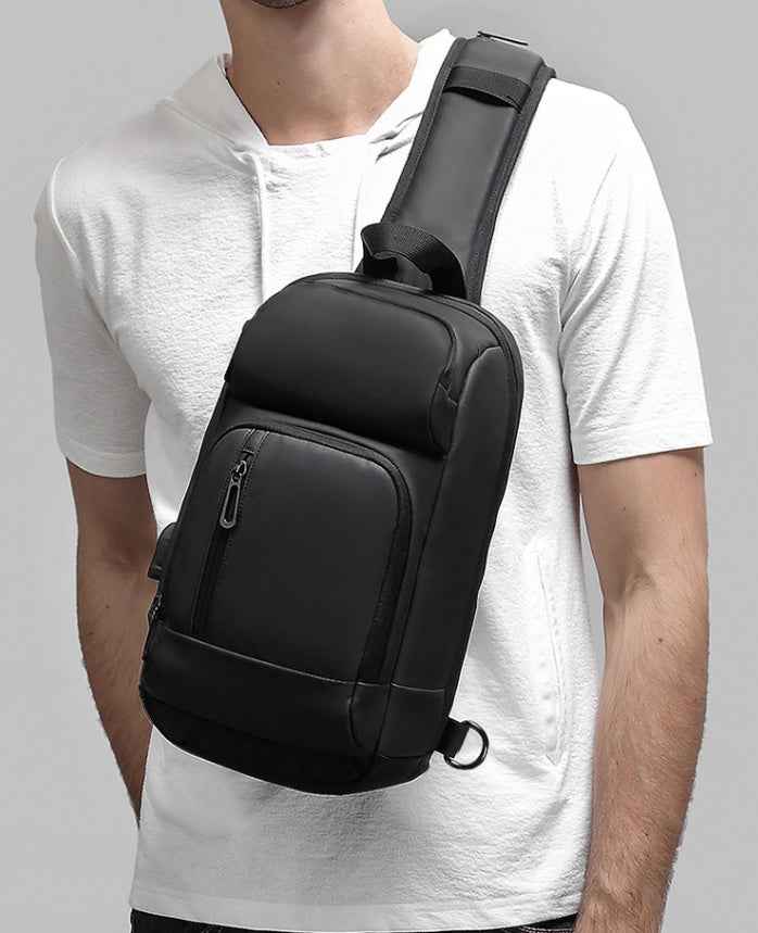 Women's Waterproof Shoulder Backpack 20-35L | PVC Travel Bag with Laptop Sleeve & Air Cushion Strap
