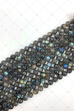 Load image into Gallery viewer, Top Quality Genuine Labradorite Round Faceted Beads, 8mm/10mm Natural Labradorite Beads, 15.5'' Full Strand, Sku#U1248
