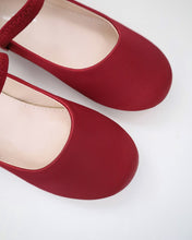 Load image into Gallery viewer, Satin Mary Jane Flats