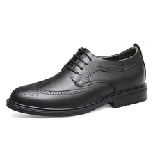 Load image into Gallery viewer, Men's Invisible Height Increasing Leather Shoes | Business Formal Elevator Shoes 6cm 8cm Lift