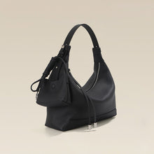 Load image into Gallery viewer, Genuine Leather Dumpling Shoulder Bag - Urban Minimalist Commuter Bag for Women