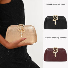 Load image into Gallery viewer, Snake-Print Evening Tote Bag - Elegant Chain Shoulder Handbag for Women
