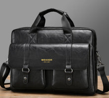 Load image into Gallery viewer, Men's Business Large-Capacity Shoulder Crossbody Briefcase | PU Leather Waterproof Bag