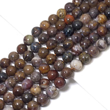 Load image into Gallery viewer, Genuine Petersite Round Smooth Beads, 6mm/8mm/10mm, Sku#U1576